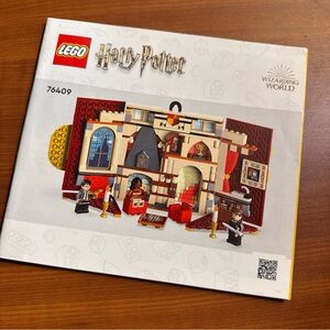 LEGO Harry Potter Gryffindor Banner MANUAL ONLY